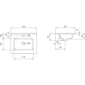 Раковина мебельная CERSANIT ESTETICA 60 68918